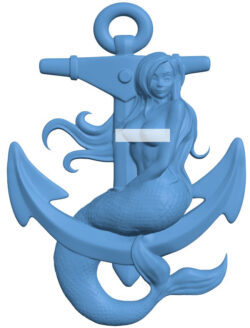 Mermaid at anchor