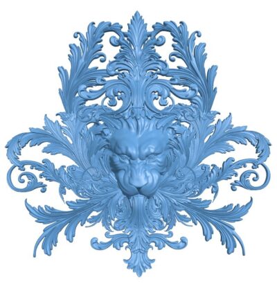 Pattern decor design lion (2)