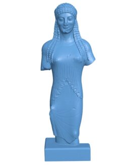 Ancient statuette scan