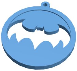 Batman pendant keychain
