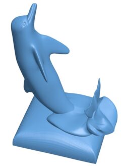 Dolphin phone stand