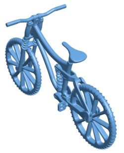 Downhill bike dual suspension
