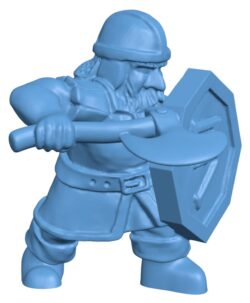 Dwarf Soldier man