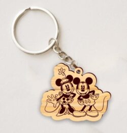 Mickey and Minnie keychain