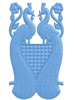 Pattern decor peacock design