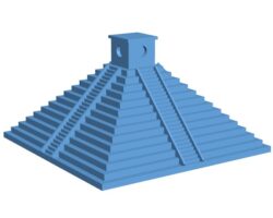 Pyramid of the maya – house