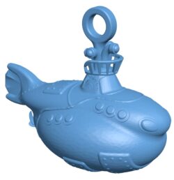 Submarine-shaped pendant