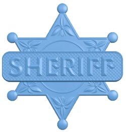 Western sheriff badge